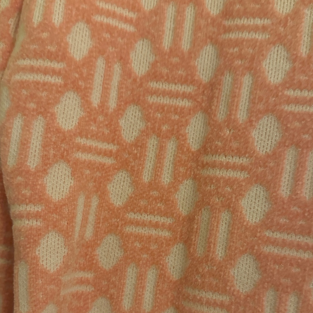 Maje Pink and White Geometric Sweater dress - Picture 8 of 16